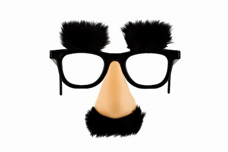divert - Fun fake mask lisolated on white background Stock Photo - Budget Royalty-Free & Subscription, Code: 400-04017018