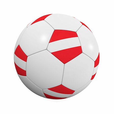 simsearch:400-07466034,k - Austrian Soccer Ball - very highly detailed Austrian soccer ball Stockbilder - Microstock & Abonnement, Bildnummer: 400-04017157