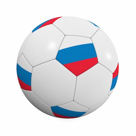 simsearch:400-07466034,k - Russian Soccer Ball - very highly detailed Russian soccer ball Stockbilder - Microstock & Abonnement, Bildnummer: 400-04017170