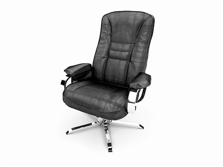 simsearch:400-09090800,k - isolated chief armchair on white background Photographie de stock - Aubaine LD & Abonnement, Code: 400-04017237