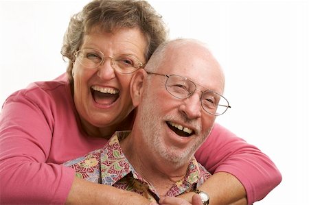 simsearch:400-04522125,k - Happy Senior Couple poses for portrait. Stock Photo - Budget Royalty-Free & Subscription, Code: 400-04017411