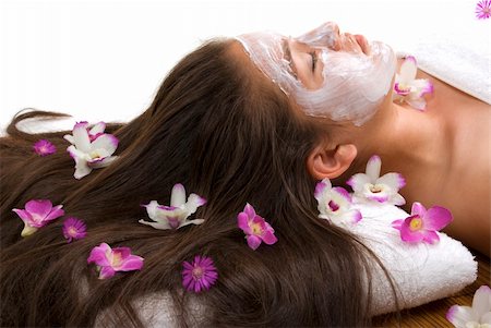 simsearch:400-04881818,k - Facial and body care (spa treatment) Fotografie stock - Microstock e Abbonamento, Codice: 400-04017547