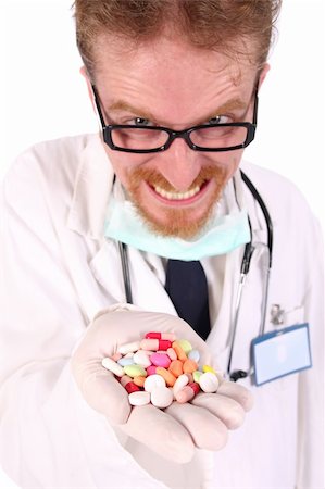 simsearch:400-04880039,k - doctor with tablets on white background Foto de stock - Super Valor sin royalties y Suscripción, Código: 400-04018318