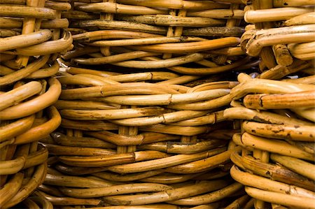 simsearch:400-05300192,k - The baskets roughly weaved from willow rods close up Stock Photo - Budget Royalty-Free & Subscription, Code: 400-04018368