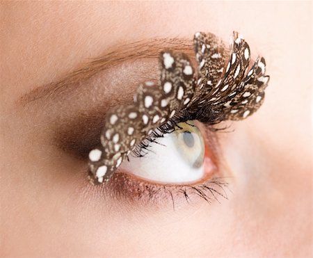 simsearch:400-04552932,k - Close-up of young woman eye with false eyelashes Stock Photo - Budget Royalty-Free & Subscription, Code: 400-04019326