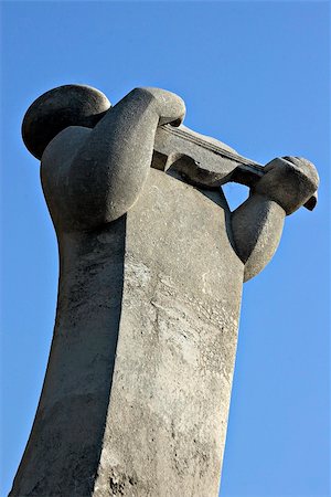 Sculpture in Budapest. Hungary Stock Photo - Budget Royalty-Free & Subscription, Code: 400-04019801