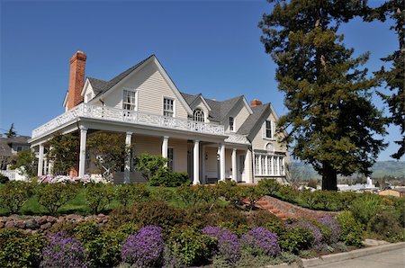 plants california house - House and gardens, Petaluma, California Stock Photo - Budget Royalty-Free & Subscription, Code: 400-04011115