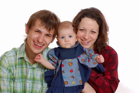 simsearch:400-05041038,k - happy family smiling and holding their  baby Foto de stock - Super Valor sin royalties y Suscripción, Código: 400-04011335