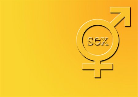 sex symbol 1 of 7 - male and female and sex text Photographie de stock - Aubaine LD & Abonnement, Code: 400-04011875