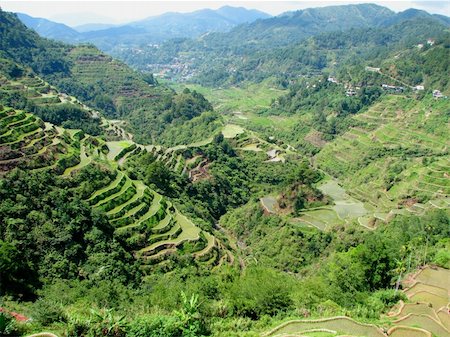 Banaue rice terraces in Ifugao province, Philippines. Fotografie stock - Microstock e Abbonamento, Codice: 400-04012117