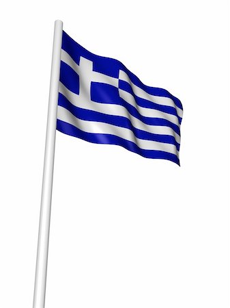 simsearch:400-03994118,k - 3d rendered illustration of the greek banner Foto de stock - Super Valor sin royalties y Suscripción, Código: 400-04012428