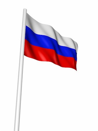 simsearch:400-03994118,k - 3d rendered illustration of the russian flag Foto de stock - Super Valor sin royalties y Suscripción, Código: 400-04012434