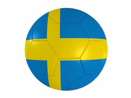 simsearch:400-03994118,k - 3d rendered illustration of a football with the swedish banner Foto de stock - Super Valor sin royalties y Suscripción, Código: 400-04012462