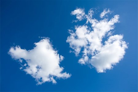 selectphoto (artist) - Fluffy clouds in a deep blue sky Stock Photo - Budget Royalty-Free & Subscription, Code: 400-04012727