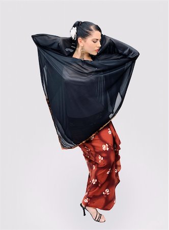 simsearch:400-06949230,k - Portrait of hispanic flamenco dancer woman Stock Photo - Budget Royalty-Free & Subscription, Code: 400-04013293