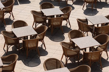simsearch:400-06914796,k - Many empty restaurant tables. Stock Photo - Budget Royalty-Free & Subscription, Code: 400-04013689