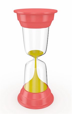 3d scene hourglass with red body Stock Photo - Budget Royalty-Free & Subscription, Code: 400-04013998