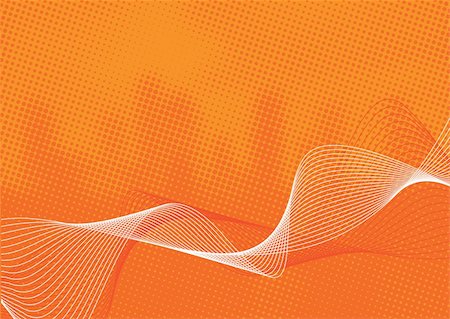 simsearch:400-04069932,k - digital wave on spoted orange background, illustration Stock Photo - Budget Royalty-Free & Subscription, Code: 400-04024352