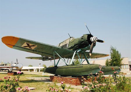 simsearch:400-04461335,k - World War II era seaplane photographed in Bulgaria Photographie de stock - Aubaine LD & Abonnement, Code: 400-04024753