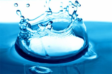 simsearch:696-03396859,k - blue water splash macro close up Stock Photo - Budget Royalty-Free & Subscription, Code: 400-04025982