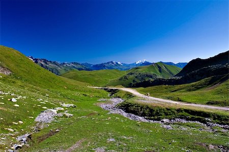 amazing views of Alp mountains during summer Stock Photo - Budget Royalty-Free & Subscription, Code: 400-04026099