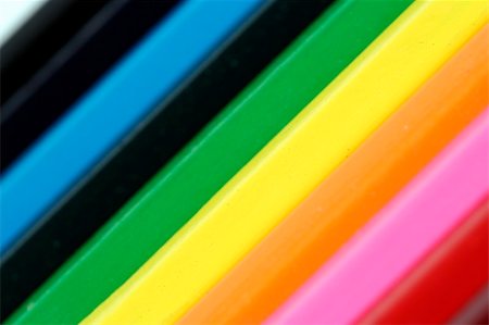 simsearch:400-07614613,k - Close-up picture of color pencils. Stockbilder - Microstock & Abonnement, Bildnummer: 400-04026214