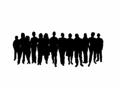 simsearch:400-05364042,k - illustration of a group of people on a white background Stock Photo - Budget Royalty-Free & Subscription, Code: 400-04026941