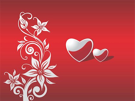 simsearch:400-04027284,k - friendship day series with heart and floral, banner 4 Stock Photo - Budget Royalty-Free & Subscription, Code: 400-04027282