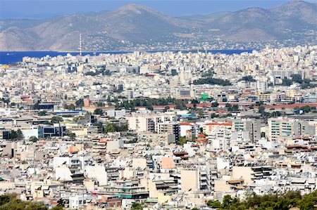 View and a shot of Athens from the Acropolis, Greece Stock Photo - Budget Royalty-Free & Subscription, Code: 400-04027523