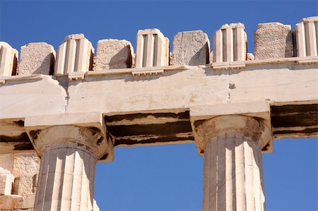 details of Parthenon, Acropolis in Athens ? Greece Stock Photo - Budget Royalty-Free & Subscription, Code: 400-04027534