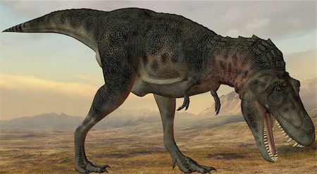 simsearch:400-03913382,k - 3D Render of an Tarbosaurus Bataar-3D Dinosaur Stock Photo - Budget Royalty-Free & Subscription, Code: 400-04027810