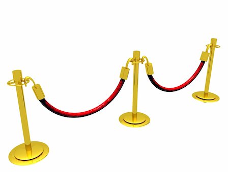 elegant dividers - A 3D illustration of a waiting line composed of stanchion barriers. Stock Photo - Budget Royalty-Free & Subscription, Code: 400-04028471
