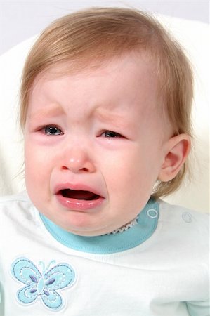 simsearch:400-04436228,k - Little Baby Girl Crying, not a happy baby Stock Photo - Budget Royalty-Free & Subscription, Code: 400-04020127