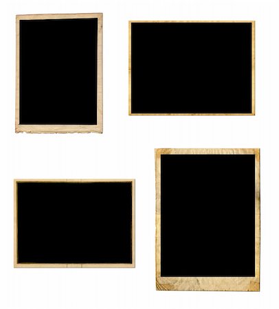 vintage photo frames - 4 various edges Foto de stock - Super Valor sin royalties y Suscripción, Código: 400-04020237