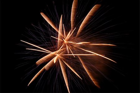 A 4th of July firework in Skokie, IL. Stock Photo - Budget Royalty-Free & Subscription, Code: 400-04020320
