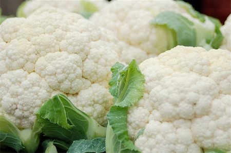 A close look at organically grown Cauliflower Stock Photo - Budget Royalty-Free & Subscription, Code: 400-04021121