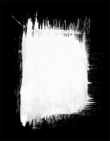 phecsone (artist) - Abstract painted grunge frame texture. High-resolution scan. Stockbilder - Microstock & Abonnement, Bildnummer: 400-04021575