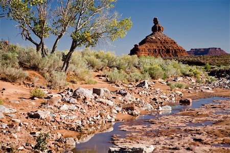 simsearch:400-05064360,k - Brook in Valley of the gods in Utah, USA Stock Photo - Budget Royalty-Free & Subscription, Code: 400-04021610