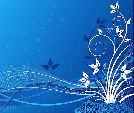 scrolled up paper - Floral   vector design Stock Photo - Budget Royalty-Free & Subscription, Code: 400-04022275
