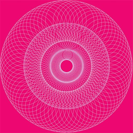 simsearch:400-05318632,k - Circle on a pink background Photographie de stock - Aubaine LD & Abonnement, Code: 400-04023044