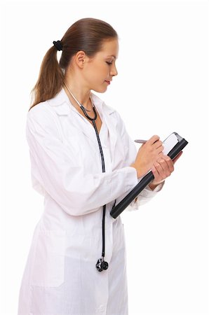 simsearch:400-04024679,k - 20-25 years old beautiful female doctor isolates on white Stockbilder - Microstock & Abonnement, Bildnummer: 400-04034025