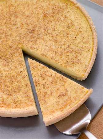 simsearch:400-04043205,k - Egg Custard Tart With Nutmeg Stockbilder - Microstock & Abonnement, Bildnummer: 400-04034674