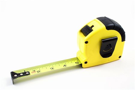 simsearch:400-07246719,k - A standard carpenter's tape measure ready for a job. Stockbilder - Microstock & Abonnement, Bildnummer: 400-04035459