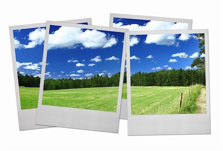 photo frames on white, minimal shadow behind, photos inside are my property Fotografie stock - Microstock e Abbonamento, Codice: 400-04035489