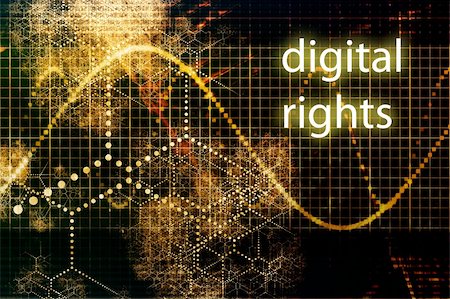 simsearch:400-06921307,k - Digital Rights Abstract Technology Concept Wallpaper Background With Graph Photographie de stock - Aubaine LD & Abonnement, Code: 400-04036149