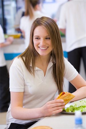 simsearch:400-04036581,k - High school students eating in the school cafeteria Stock Photo - Budget Royalty-Free & Subscription, Code: 400-04038500