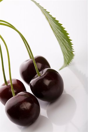 simsearch:400-04864980,k - The Wild Cherry or Sweet Cherry on the white background. Photographie de stock - Aubaine LD & Abonnement, Code: 400-04038650