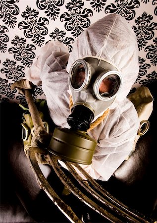 simsearch:846-02797081,k - Dr. Gore - the symbol of danger, industry and pollutions. Stockbilder - Microstock & Abonnement, Bildnummer: 400-04038723