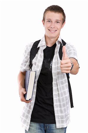 simsearch:400-04704759,k - happy teenager preparing to school Stock Photo - Budget Royalty-Free & Subscription, Code: 400-04038901
