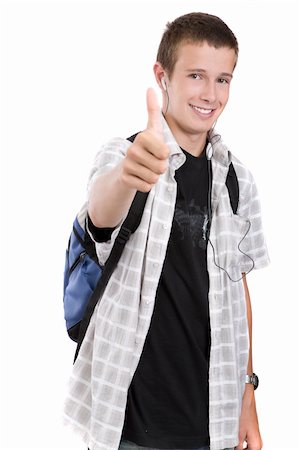 simsearch:400-04704759,k - happy teenager preparing to school Stock Photo - Budget Royalty-Free & Subscription, Code: 400-04038915